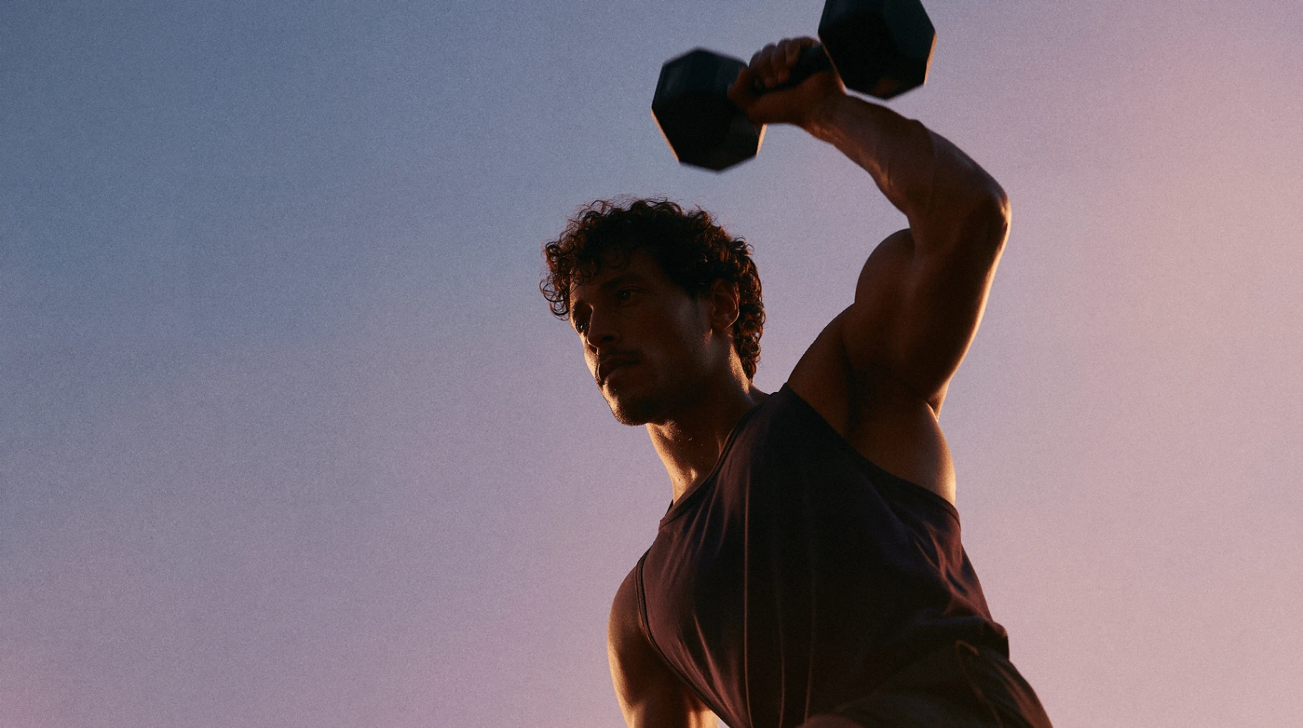 Elias Berger, Gründer von Kaleo, beim Personal Training
